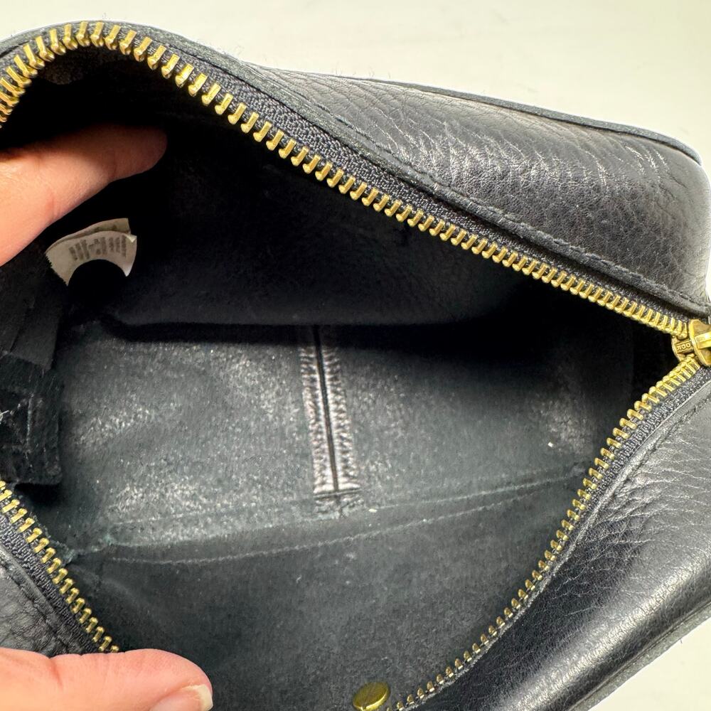 Madewell Black Leather Crossbody with Brass Hardware - Picture 9 of 12